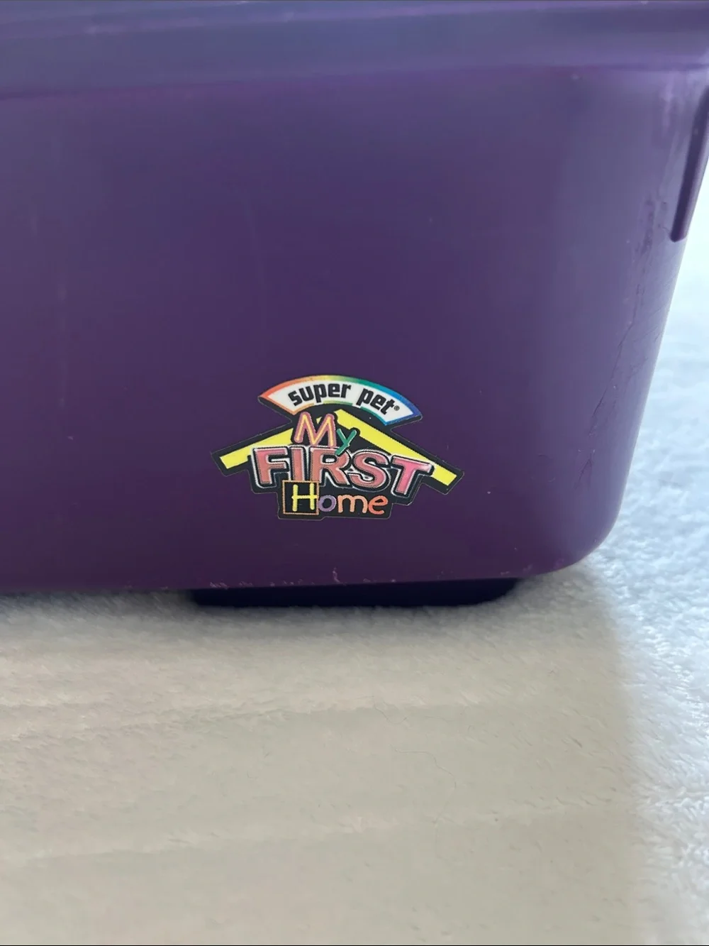 Purple & White Guinea Pig Cage -Y2K